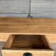 Table de campagne bois brut