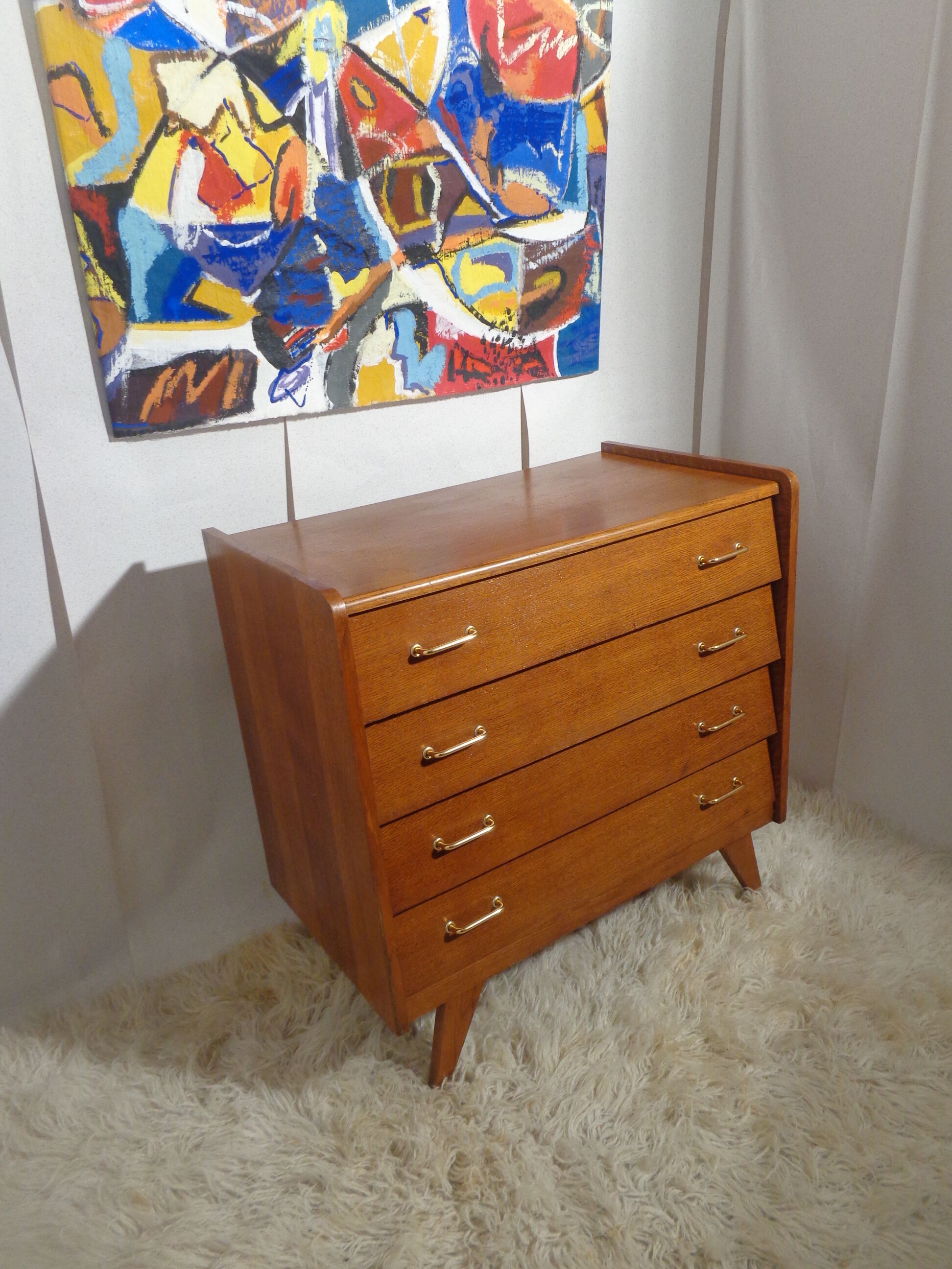 Dresser vintage 50s compass feet