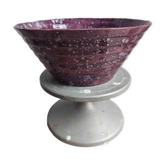 Handmade ceramic salad bowl