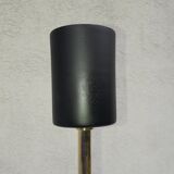 Metal and glass chandelier