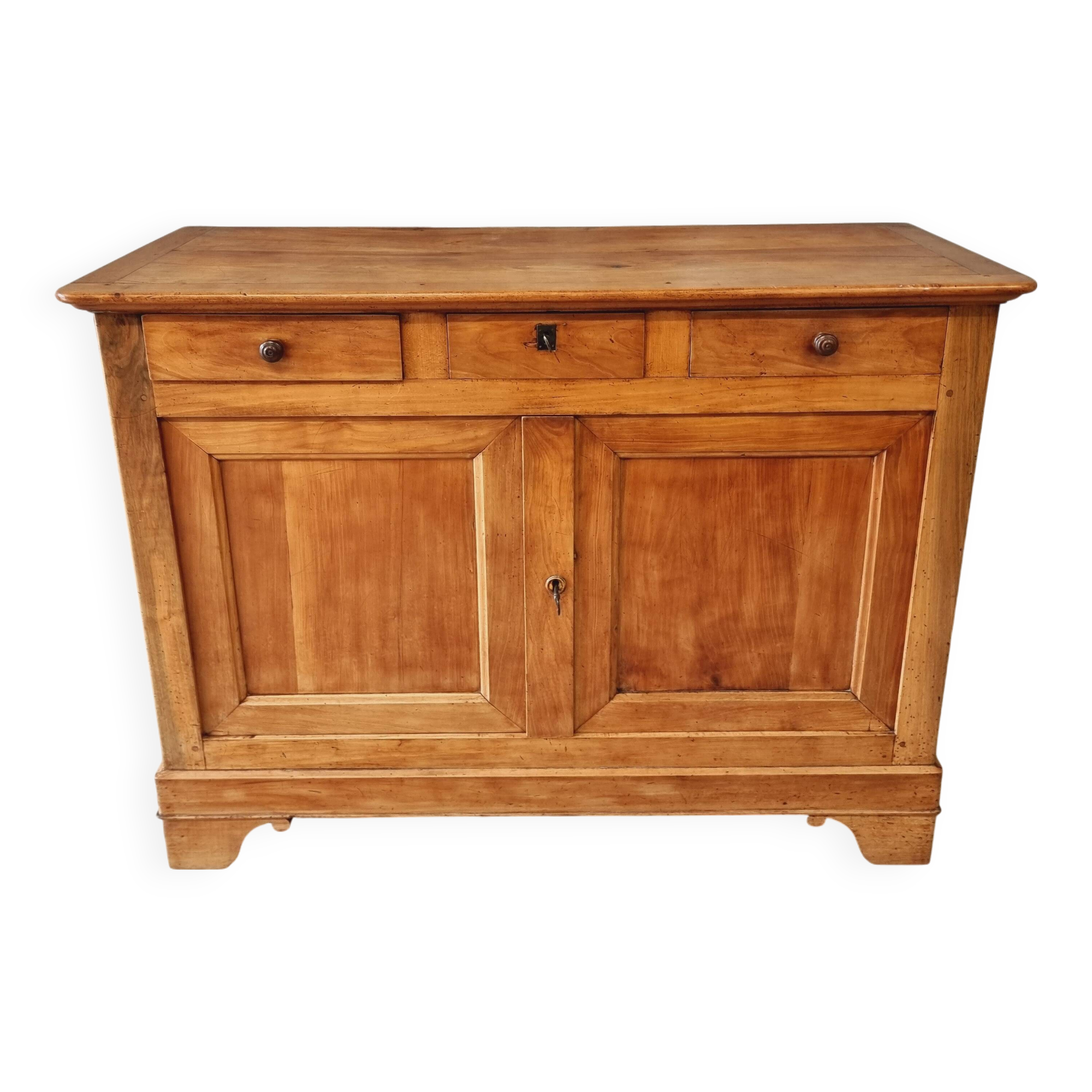 Buffet ancien enfilade commode 19ème siècle en merisier français