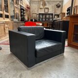 1980s leather armchair