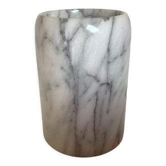 Gray marble vase