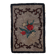 Tapis Hooked antique américain – 63 x 101 cm – Motif floral - 1C977