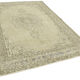 tapis beige anatolien vintage tissé à la main 194 cm x 278 cm