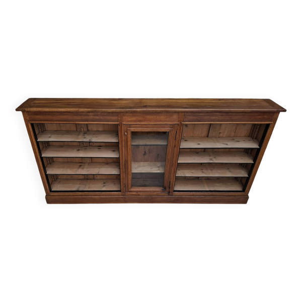 Vitrine de magasin en chêne 237 cm