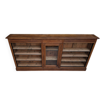 Vitrine de magasin en chêne 237 cm