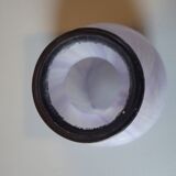 Purple glass paste vase