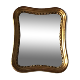 Miroir ancien bois doré