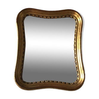 Old gilded wood mirror