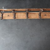 Old industrial coat rack