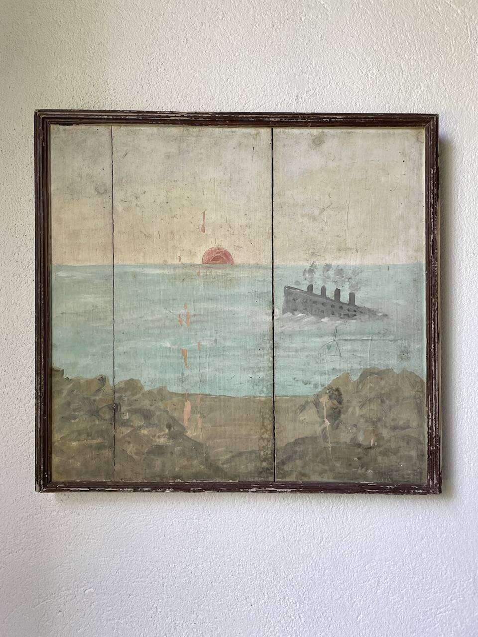 Painting on wood 1900