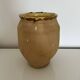 Old jar with brushstroke decoration