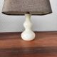 Paire de lampes vintage 1950 en albâtre