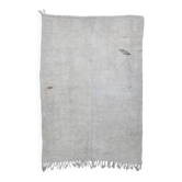 Tapis kilim turc argenté et gris 6x8, 177x256 cm