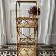 Vintage rattan bar or bottle holder