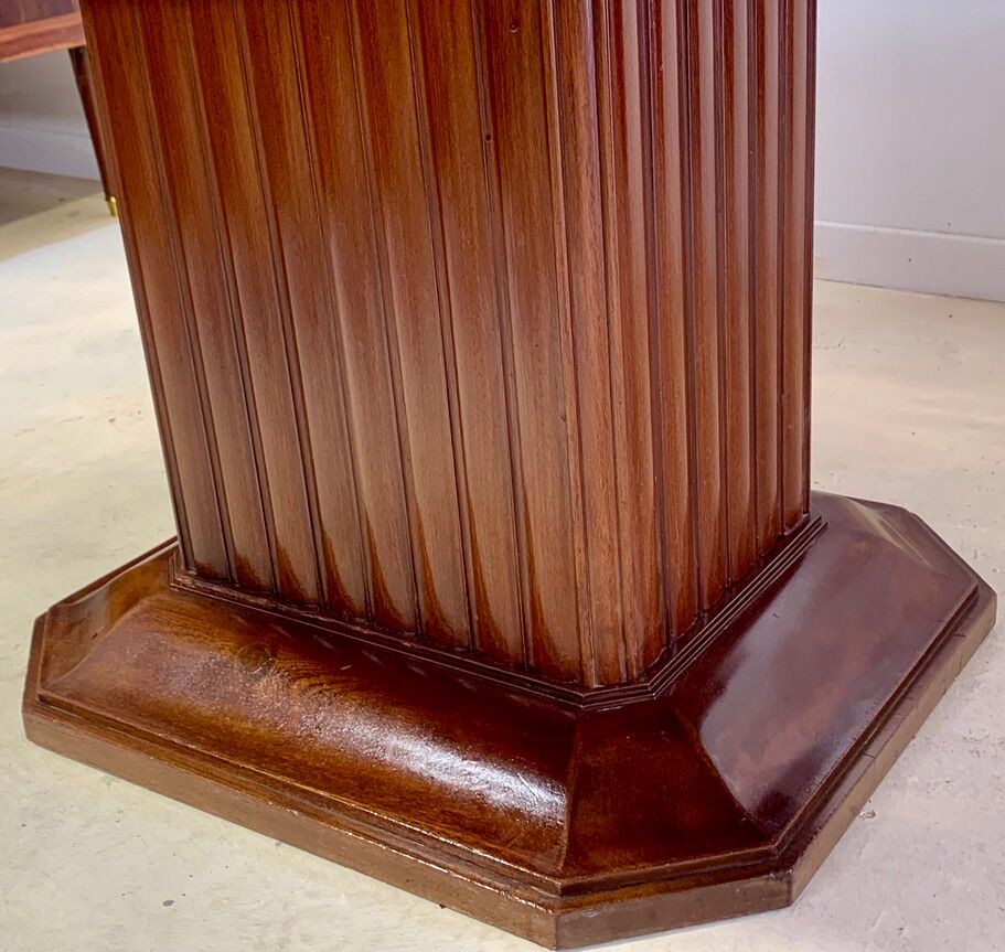 Table époque art déco en acajou eugène rinck