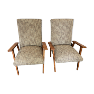 paire de fauteuils 1950