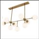 Eichholtz lustre in antique brass finish