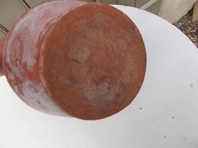 Terracotta gargoulette jug