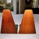 Teak and metal bookends by Kai Kristiansen