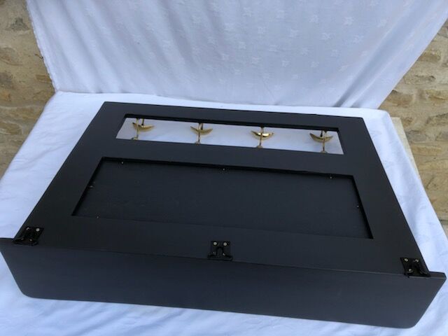 Wall coat rack with mirror