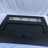 Wall coat rack with mirror