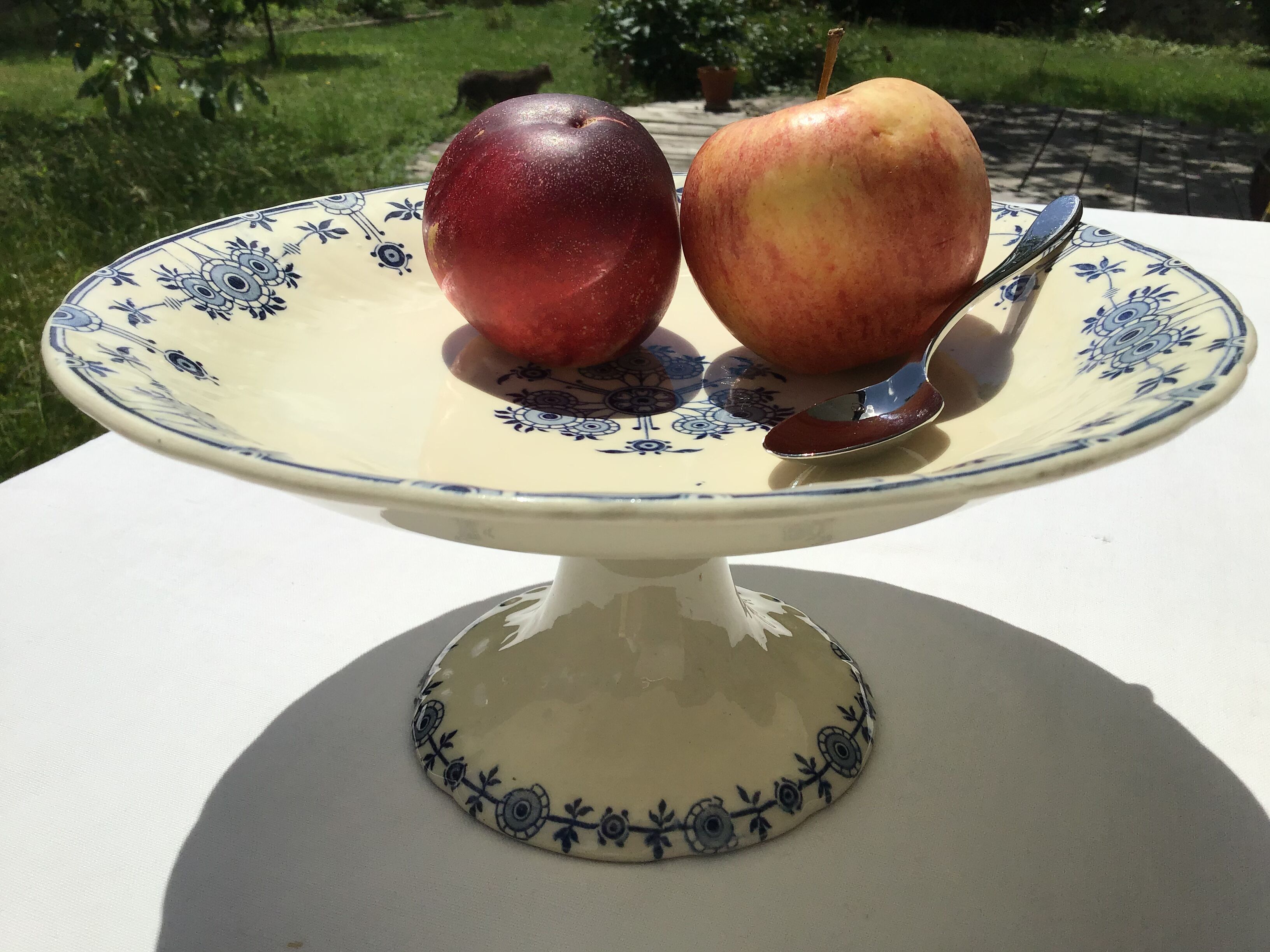 Compotier Terre de Fer Gien decor Copenhagen