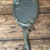 Miroir à main art nouveau