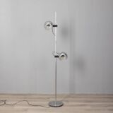 Vintage 70s floor lamp chrome metal design Goffredo Reggiani