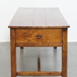 Antique French Dining Table in Fruitwood from the 18th Century
