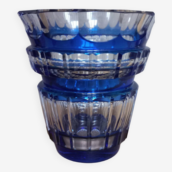 Vase en cristal fabriqué par Val Saint Lambert, modèle boléro conçu par Charles Graffart