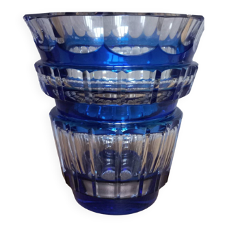 Vase en cristal fabriqué par Val Saint Lambert, modèle boléro conçu par Charles Graffart