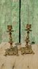 Pair of antique brass candlesticks – Napoleon III style