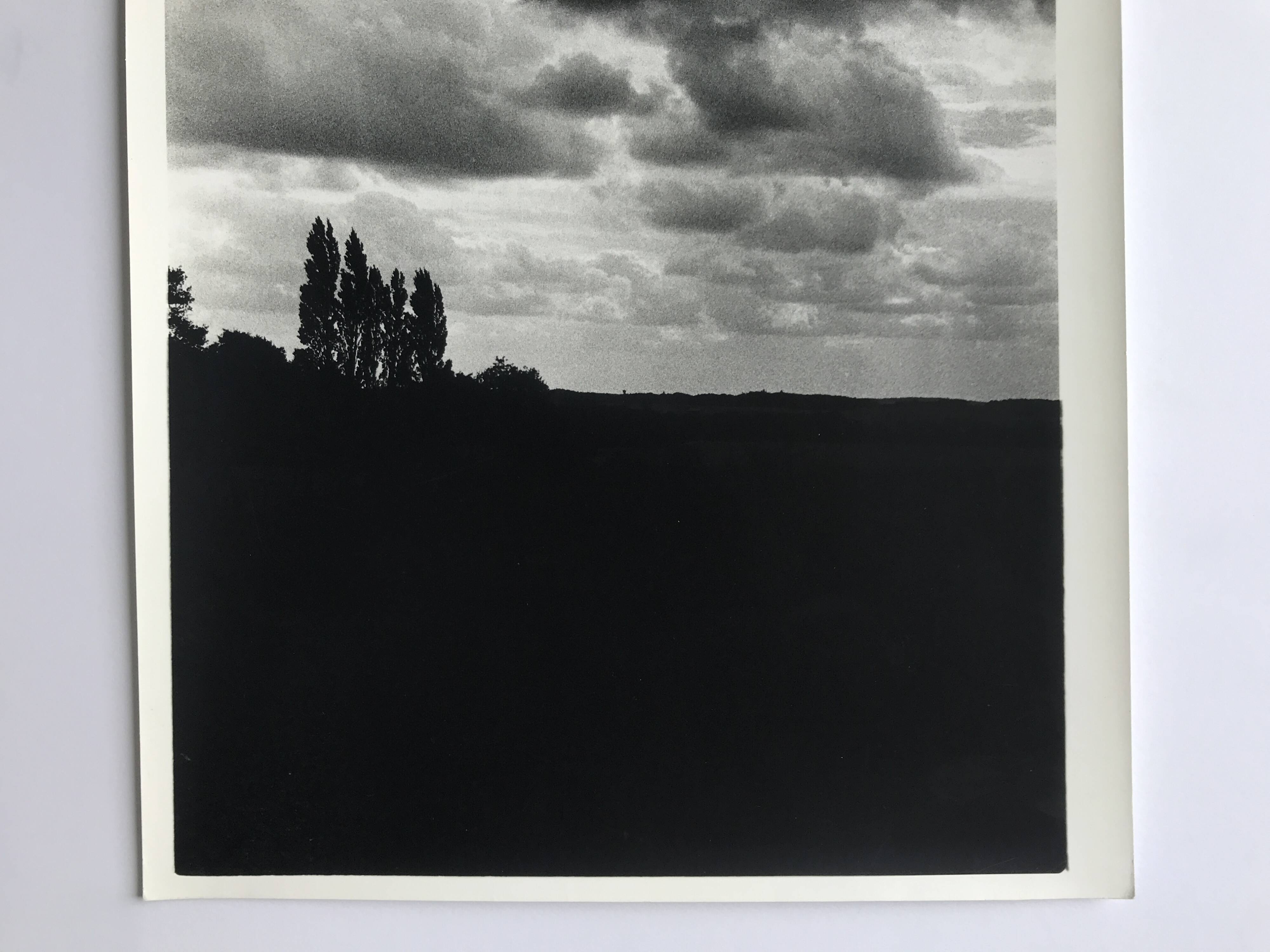 Rosine NUSIMOVICI, Untitled (Cloud V), c 1980. Black and white silver print
