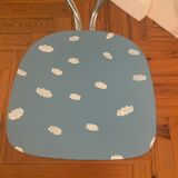 Chaise en formica vintage relookée