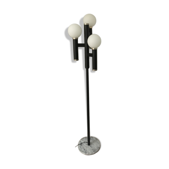 Lampadaire design opaline marbre années 1960