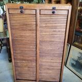 Double curtain binder in oak 1950
