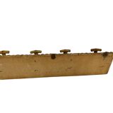 Rattan wall coat rack