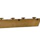 Wall-mounted rattan coat rack