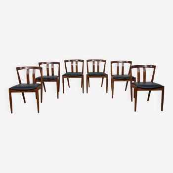 Mid-century danish dining chairs, 1960s, set of 6