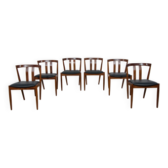 Mid-century danish dining chairs, 1960s, set of 6