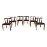 Mid-century danish dining chairs, 1960s, set of 6