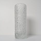 Vintage Pressed Glass Vase by Václav Hanuš for Sklo Union Libochovice, 1970's.