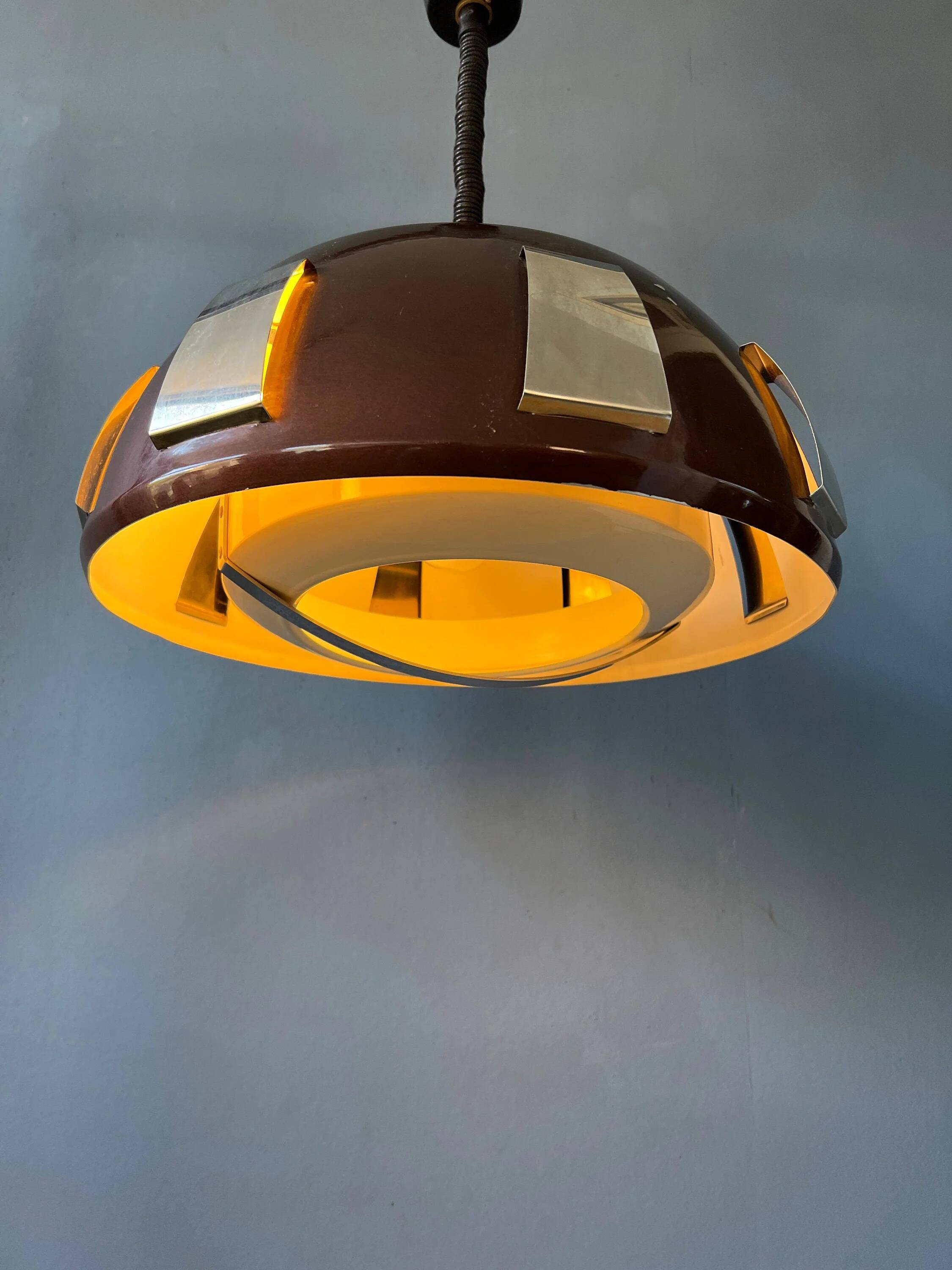 Vintage Lakro Amstelveen suspension - Space Age hanging lamp