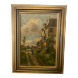 Landscape signed by the 20th century school