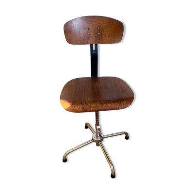 Chaise d’atelier industrielle Stella