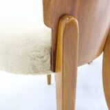 1950s  Jindrich Halabala Dining Chairs H-214 for UP Závody, Set of 4