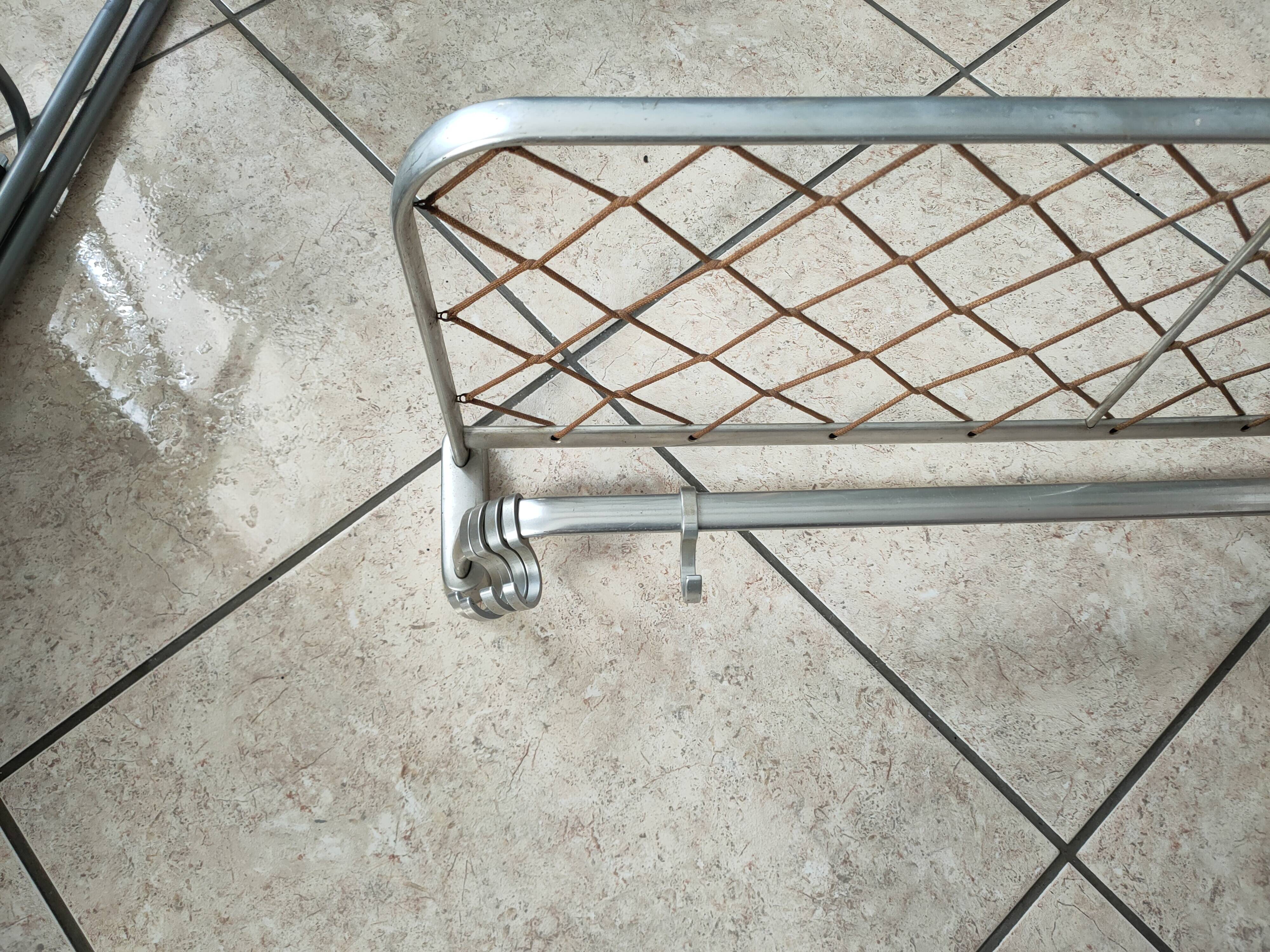 50s-60s aluminum coat rack