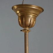 Antique metal and glass chandelier, Italy, 19th century